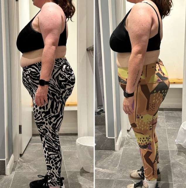 Danni before and after