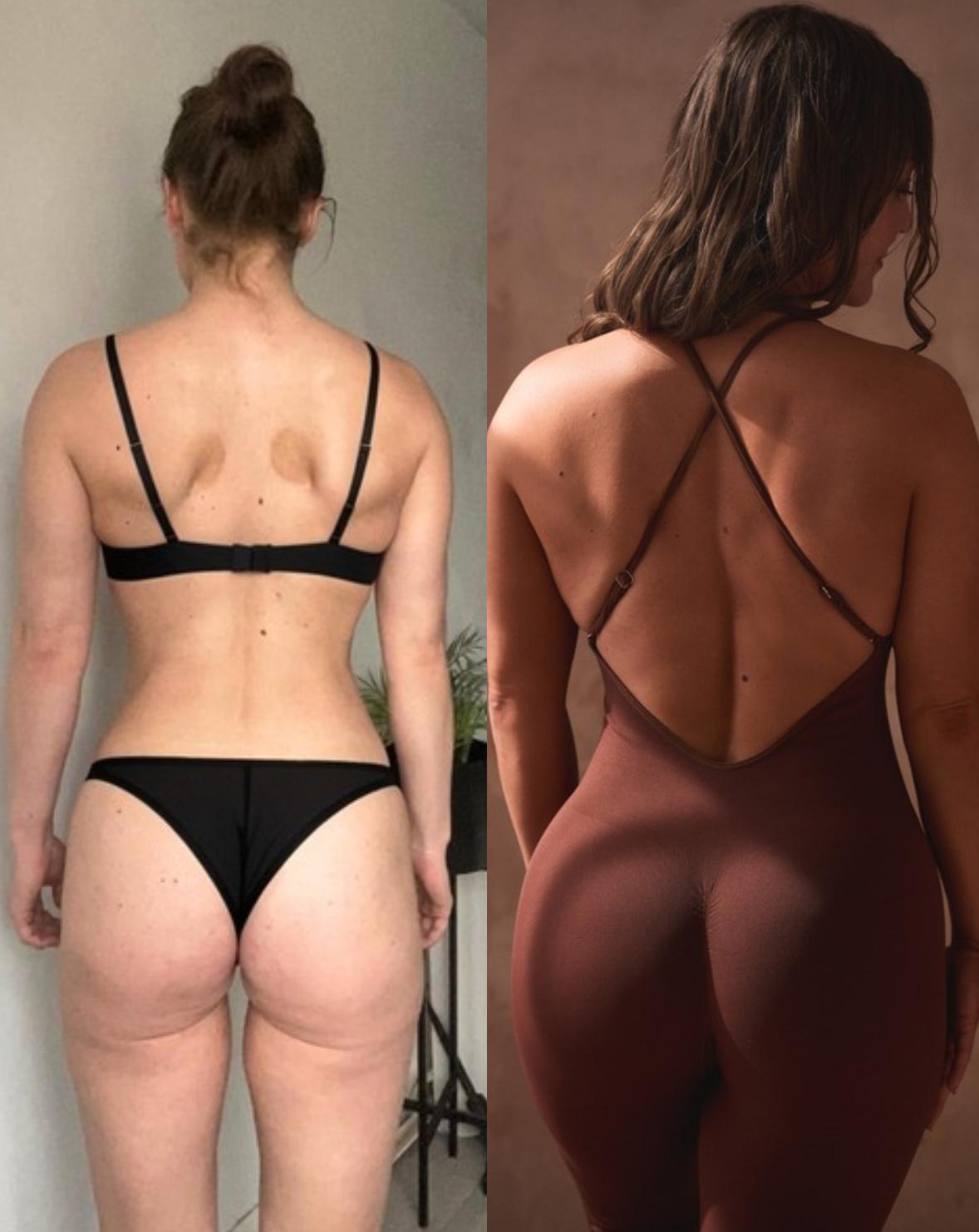 Rachel's own body recomposition journey